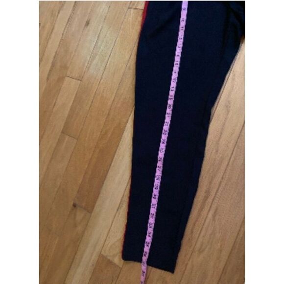 Zara Basic women's red side striped black elastic waist casual pants size medium - Picture 9 of 9